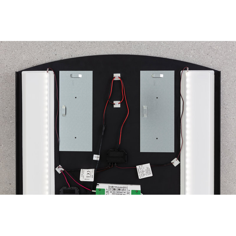 Lighted Wall Mounted Bathroom Mirror, 80cm x 60cm