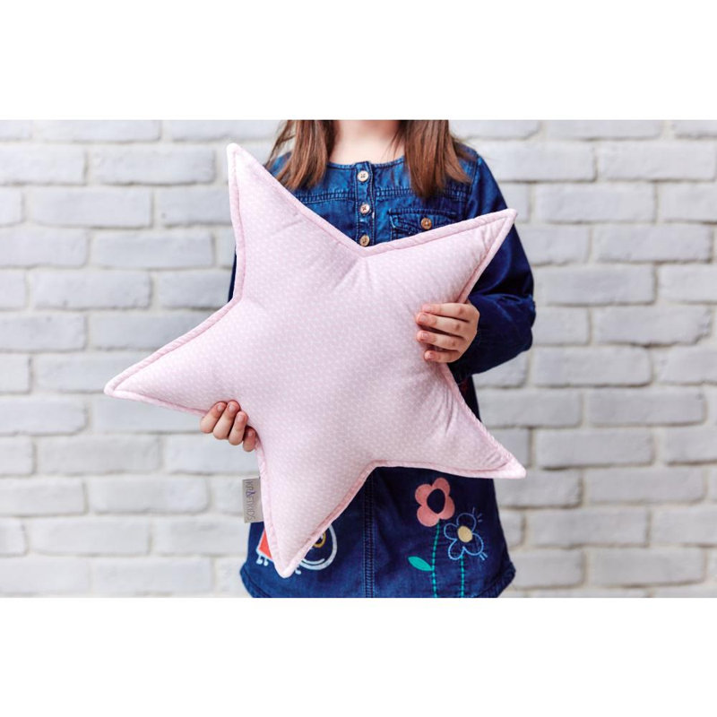 Kleine Blätter Geometric Novelty Cushion, Pink