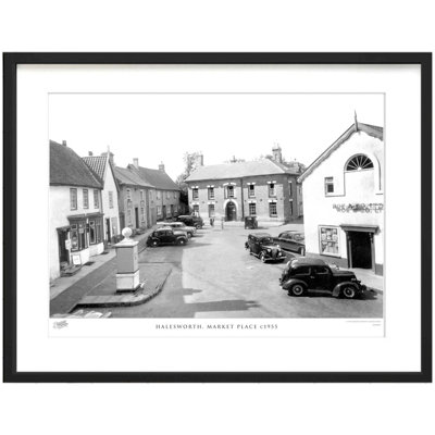 Halesworth, Market Place C1955 by Francis Frith - Single Picture Frame Print