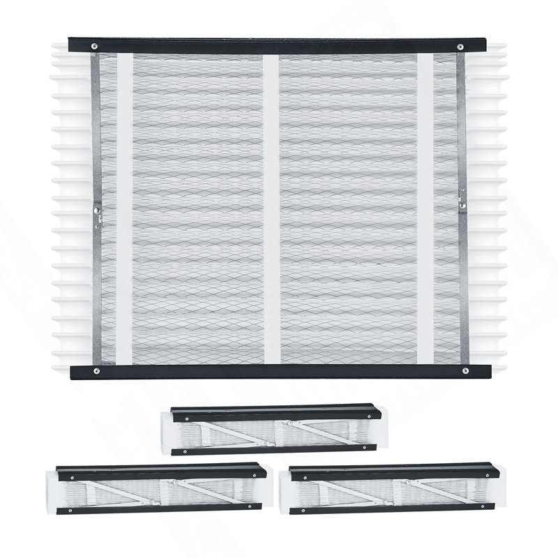 Filtres à air MERV 13, ensemble de 4 filtres de climatisation CVC plissés pour fournaise 20 x 25 x 4