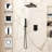 Complete Shower System with Rough in-Valve-86413946