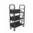 Fixturedisplays® Metal Book Cart Library Cart Pew Cart Mobile Book Storage School Book Organier 18465
