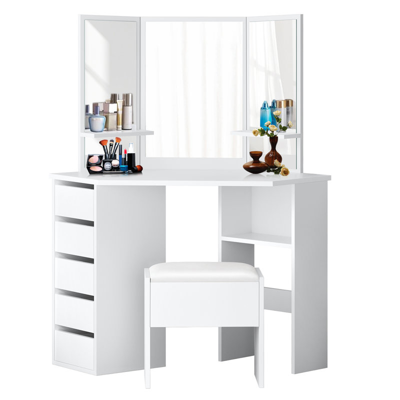 Edelen Dressing Table with Mirror