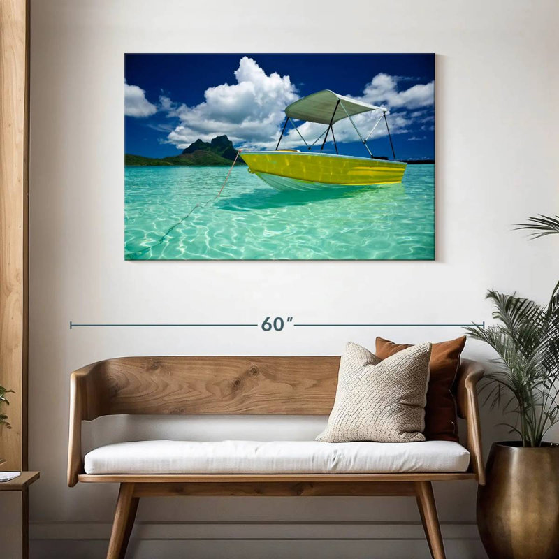 Mehar Bora Bora Boat, 30" H x 45" W