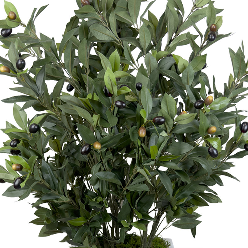 Olive Tree Artificial in Fiberstone Planter