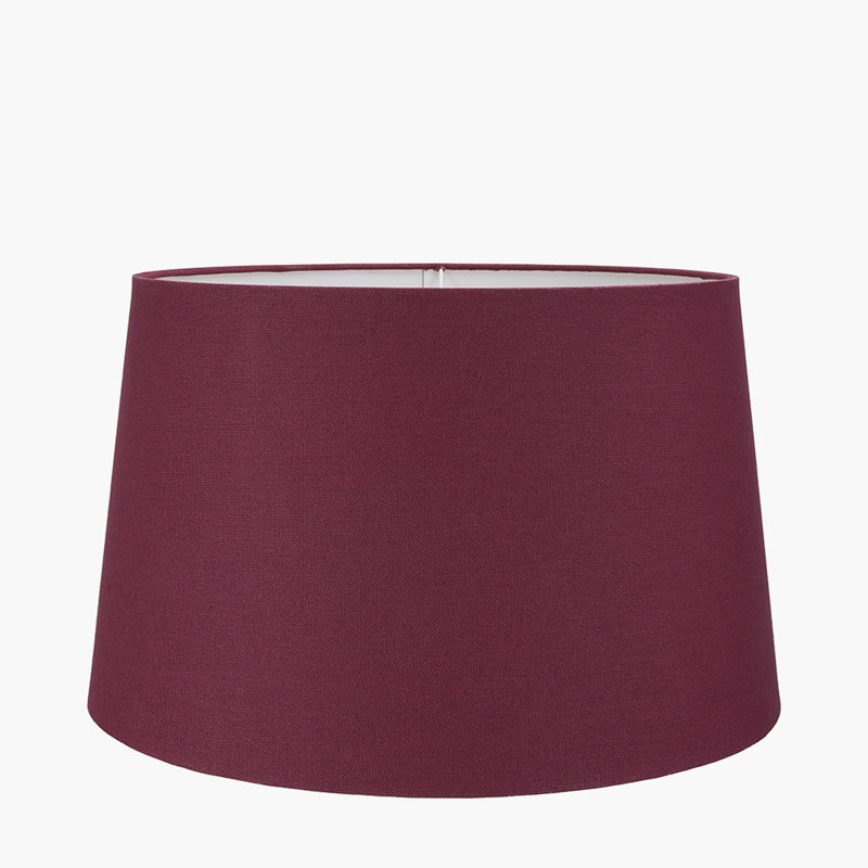 Winston 27.5 cm H Empire Cotton Lamp Shade ( Clip On ), Red