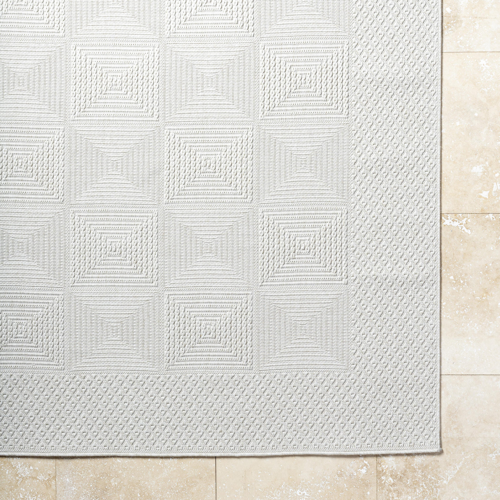Winn Geometric Rug, Rectangle 6'7" x 9'