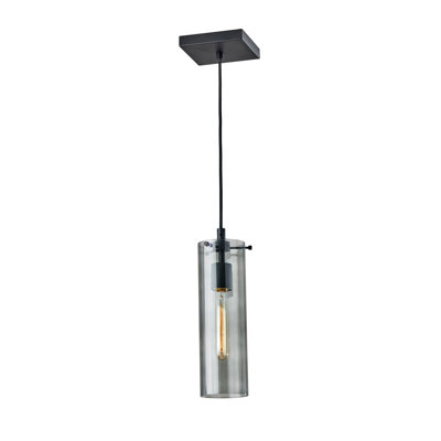 Luminaire suspendu cylindrique à 1 lumière Gilbert