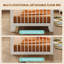 Lit simple au sol en bois massif blanc avec garde-corps - structure de lit pour enfants style Montessori