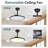Retractable Ceiling Fans With Lights,42 Inch Ceiling Fan With Light And Remote Control,Flush Mount,DC Reversible,3CCT,Low Noise,White Ceiling Fan For Bedroom,Living Room,Kitchen,Indoor-1257193706