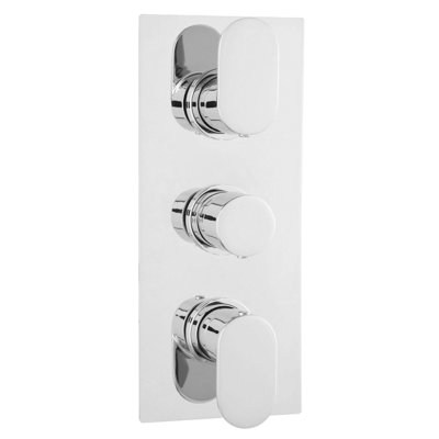 Reign Triple Concealed Thermostatic/Diverte Shower Valve