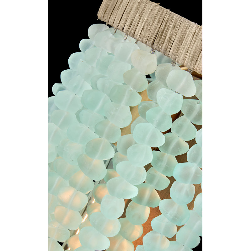 Dune Steel Metal Flush Mounted Sconce, Blue Sea