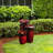 20" Outdoor 3-Tier Floor Water Fountain with LED Lights, Weather Resistant