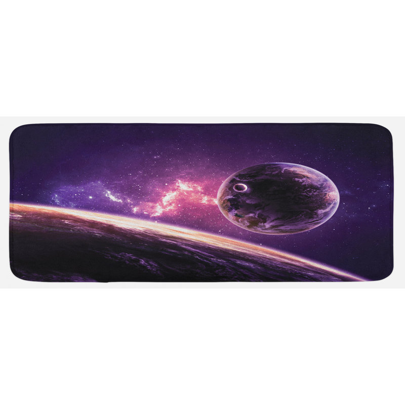 Tapis de cuisine galaxy