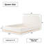 Lit tapissier grand blanc Blanca-50342142