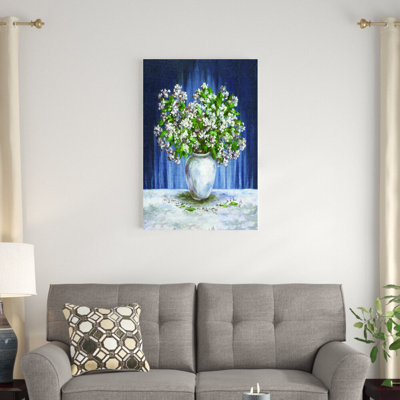 Fleurs dans un vase - impression