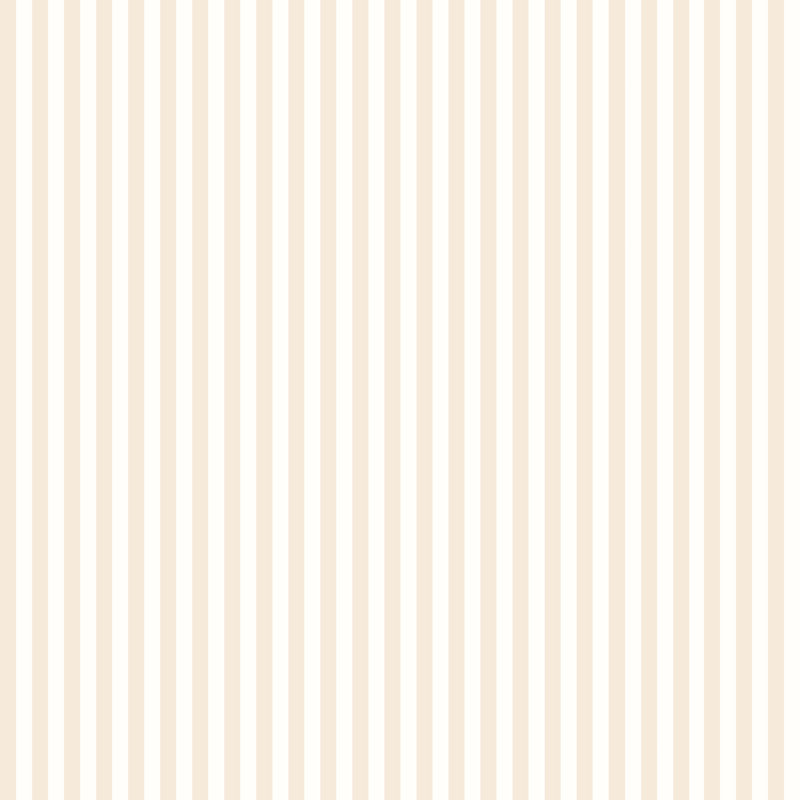 Slimline Stripe - Natural & White