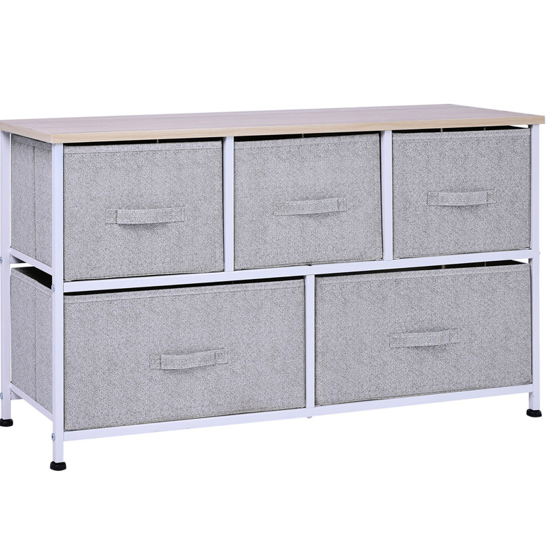 Commode à 5 tiroirs 40 po L 40 po