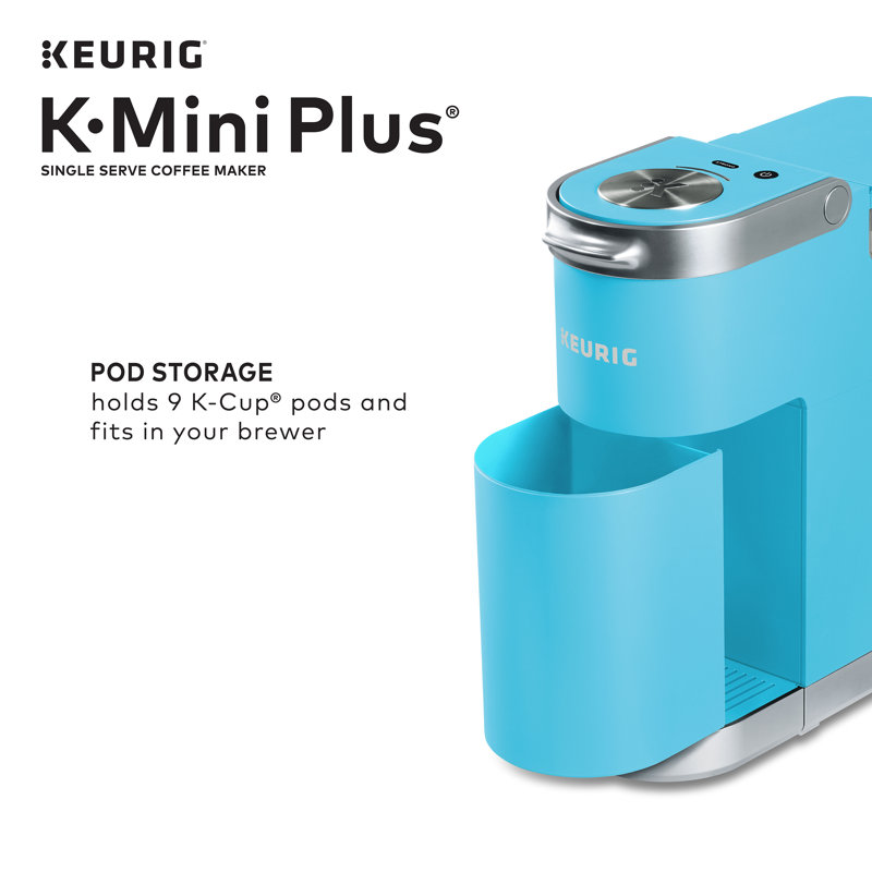 Keurig K-Mini Plus Single Serve K-Cup Pod Coffee Maker, Blue