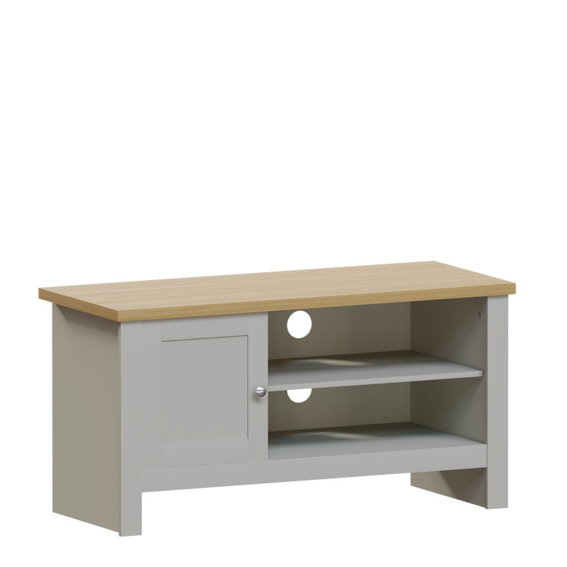 Beacsfield Unfinished TV Stand for TVs up to 50", Grey