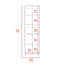 Garde-manger, cinq tablettes intérieures, quatre pieds-808603137