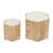 Ace Marble Top Living Room Table Set