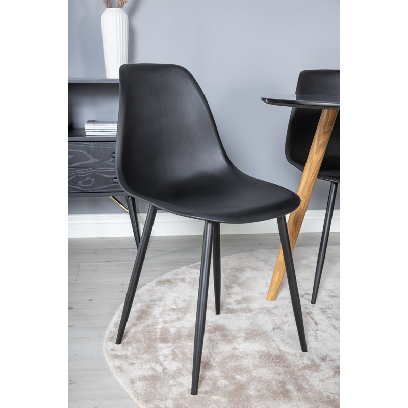 Huntingdon 4 - Person Dining Set, Black, Black