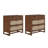 Cordi Rattan And Solid Wood 3-Drawer Dresser