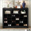 Versatile Modern Shoe Console with Curved Base for Various Rooms, Perfect for Organized and Stylish Storage-1888983905