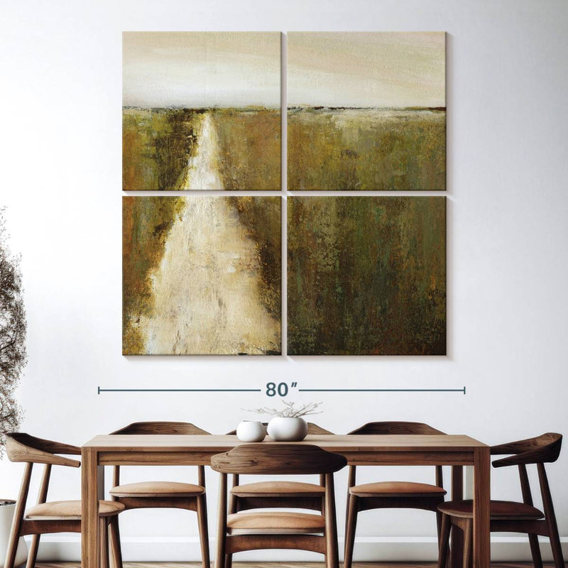 Road Home, 74" H x 74" W