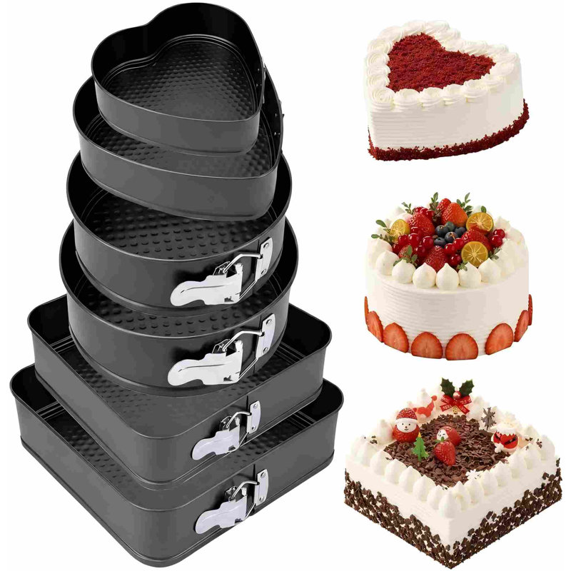 Nonstick Cake Pan 28cm Steel Grill & Griddle Pan