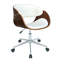 Chaise de bureau en similicuir de style Mid-Century-30970565