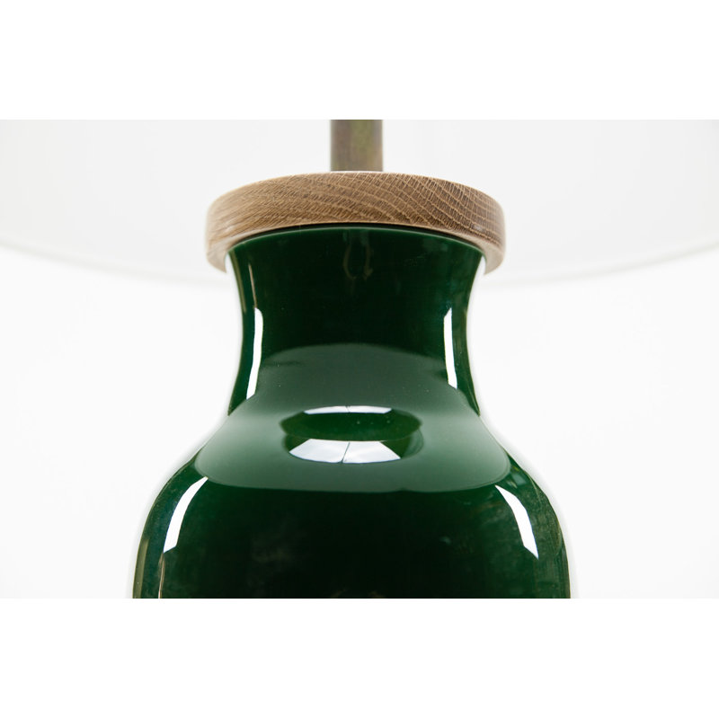 Gabrielle Porcelain Table Lamp, Racing Green