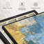 Gold And Blue Abstract Canvas Print-101455539