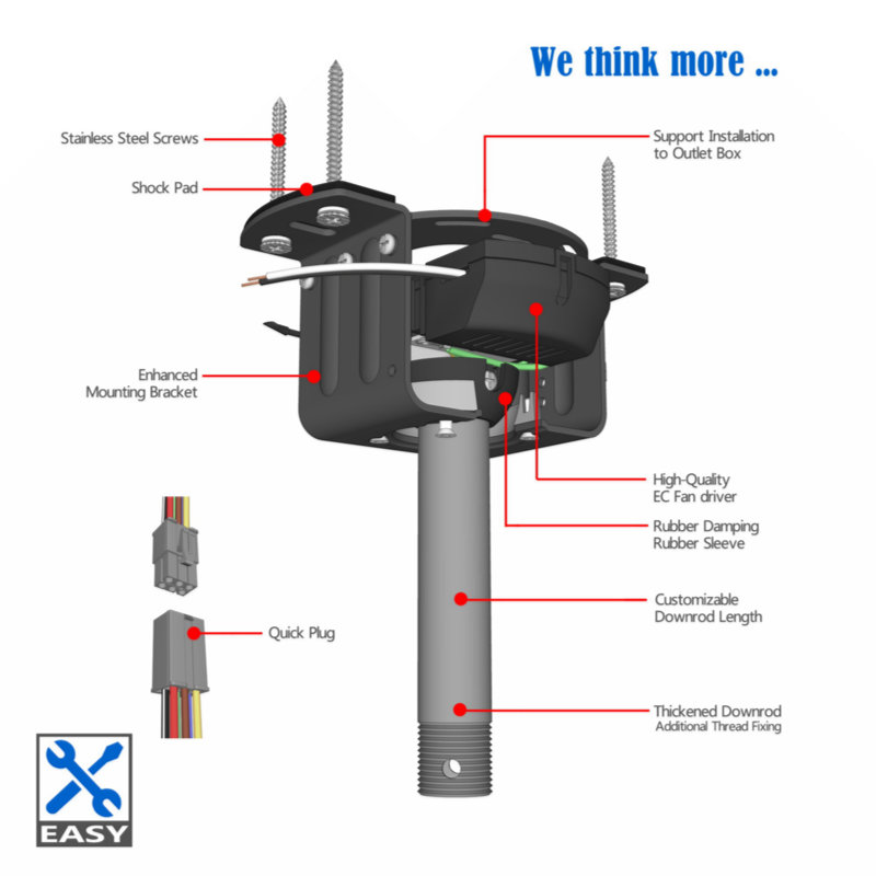 Baus 31.1'' Ceiling Fan with LED Lights