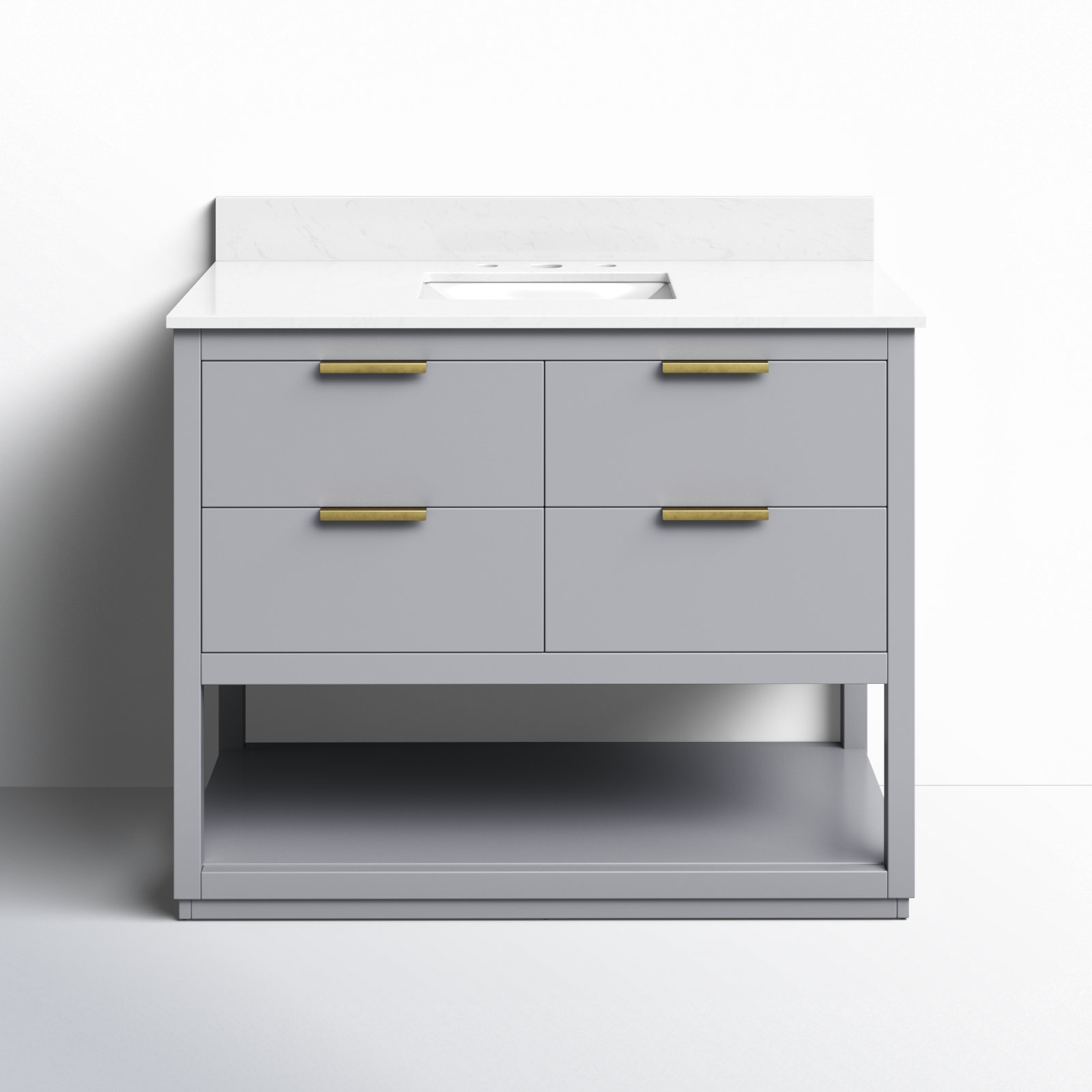 Felicity 42'' Single Bathroom Vanity, Gray