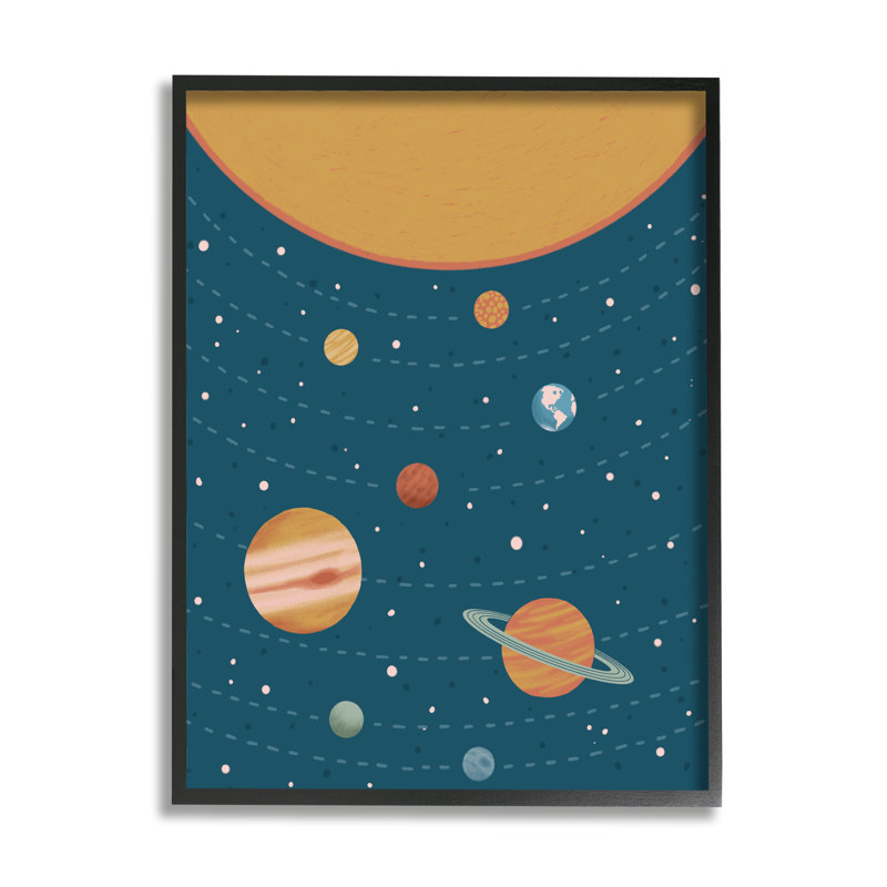 Art mural sur toile tendue XXL par Solar Mcbenzie, H 24 po x l 30 po, Giclée encadrée noir minuit