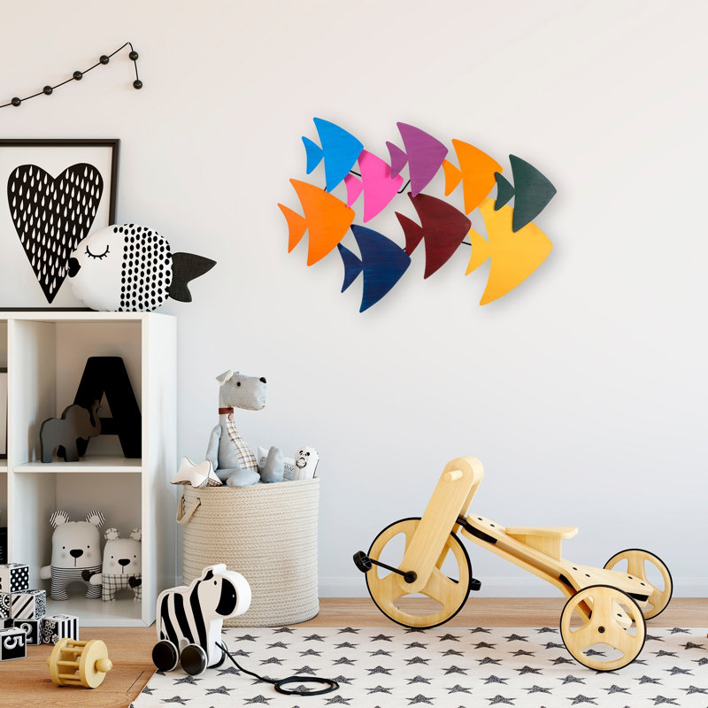 Hand-Painted Decorative Metal Wall Accessory, 39.4 x 27.6 x 2.0 inches | 100% Metal Construction, Weight: 5.3 lbs | Unique Color Variations, Perfect for Home Decor, Artful Touch to Any Room