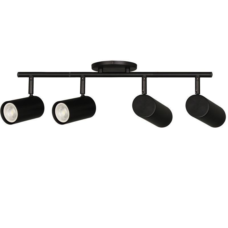 Taylor Track Light - 4 Light, Matte Black