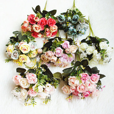 Faux Silk Rose Arrangement