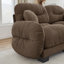 Pleated Design Cozy Chenille Fabric 2 Seater Modular Sofa with High-Density Ergonomic Foam Seat, L Shape Sectional Couch with 2 Ottomans, Curved Round Armrests and 2 Round Throw Pillows-115241148-115241025