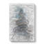 Stacked Zen Stones in Abstract - Wrapped Canvas Drawing - Wrapped Canvas-55339439