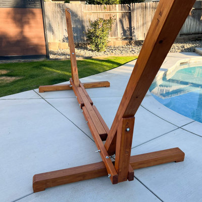 Support pour hamac en bois Volkrad
