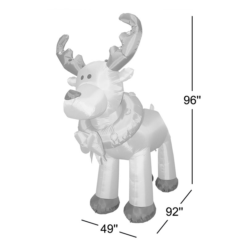 8 ft. Inflatable Reindeer