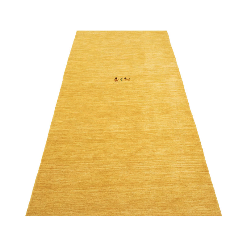 Tapis Gabbeh tissé à la main sans perte, 100% laine, de couleur unie, résistant à la décoloration et aux taches, durable