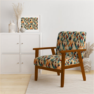 Fauteuil d'appoint rembourré moderne et contemporain Natural Tones