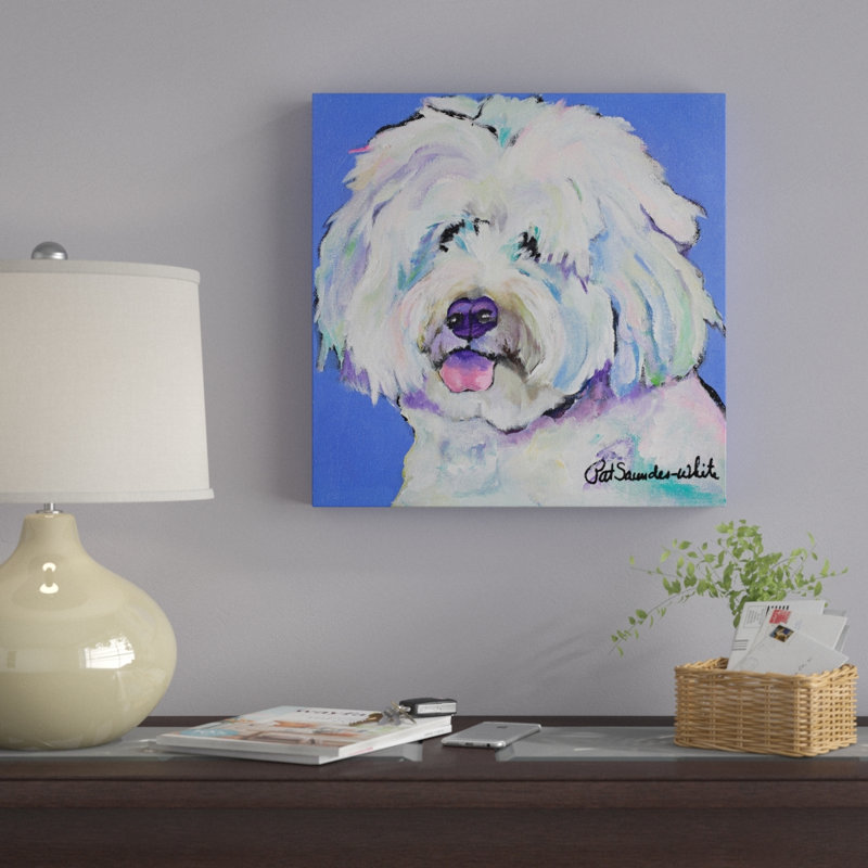 «Champ» par Pat Saunders-White - reproduction sur toile, H 14 po x l 14 po x P 2 po