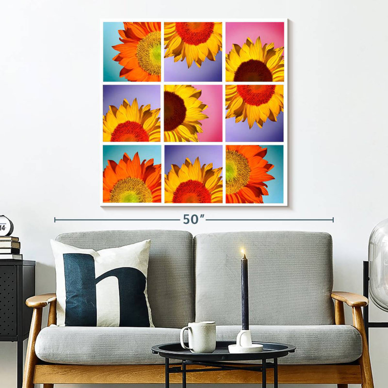 Harnek, collage de tournesols