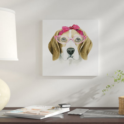 " Vintage Pup I " Watercolor