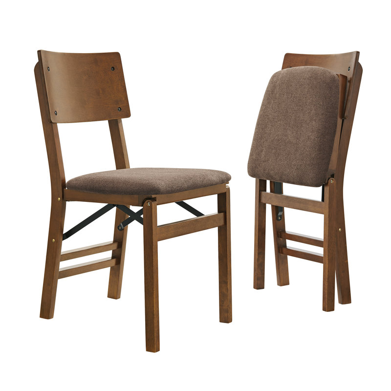 Stakmore Classic Comfort Curve Back Folding Chair, Fruitwood Frame with Bravado Aztec Fabric